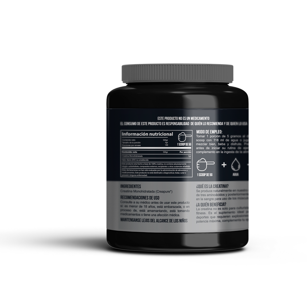 Creatina Pura Monohidratada Creapure Holix 300-500gr