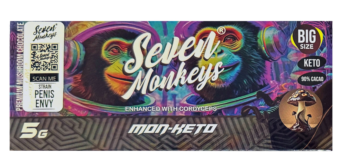 Chocolate Psilocibina 7 Monkeys 5gr
