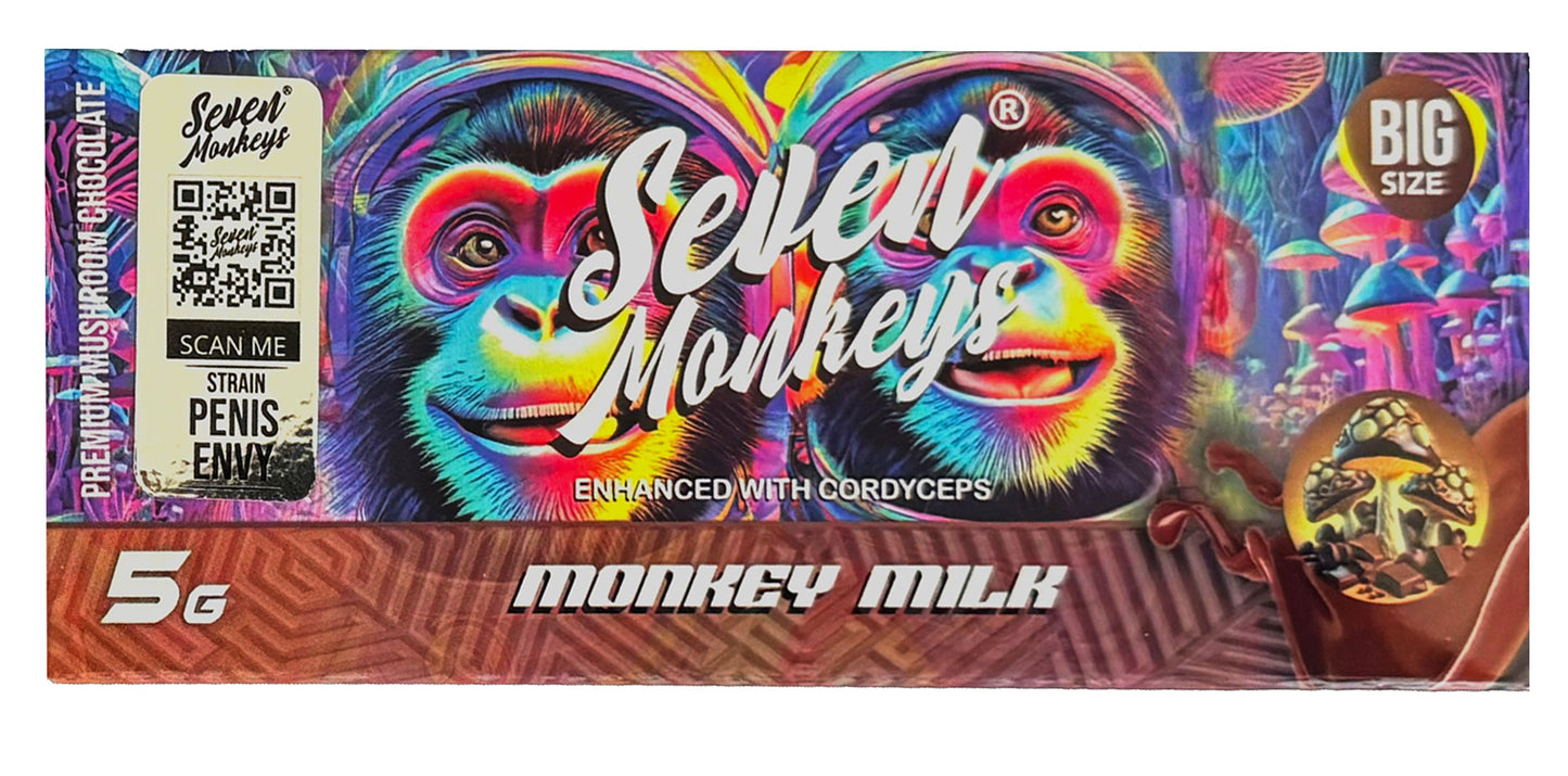 Chocolate Psilocibina 7 Monkeys 5gr
