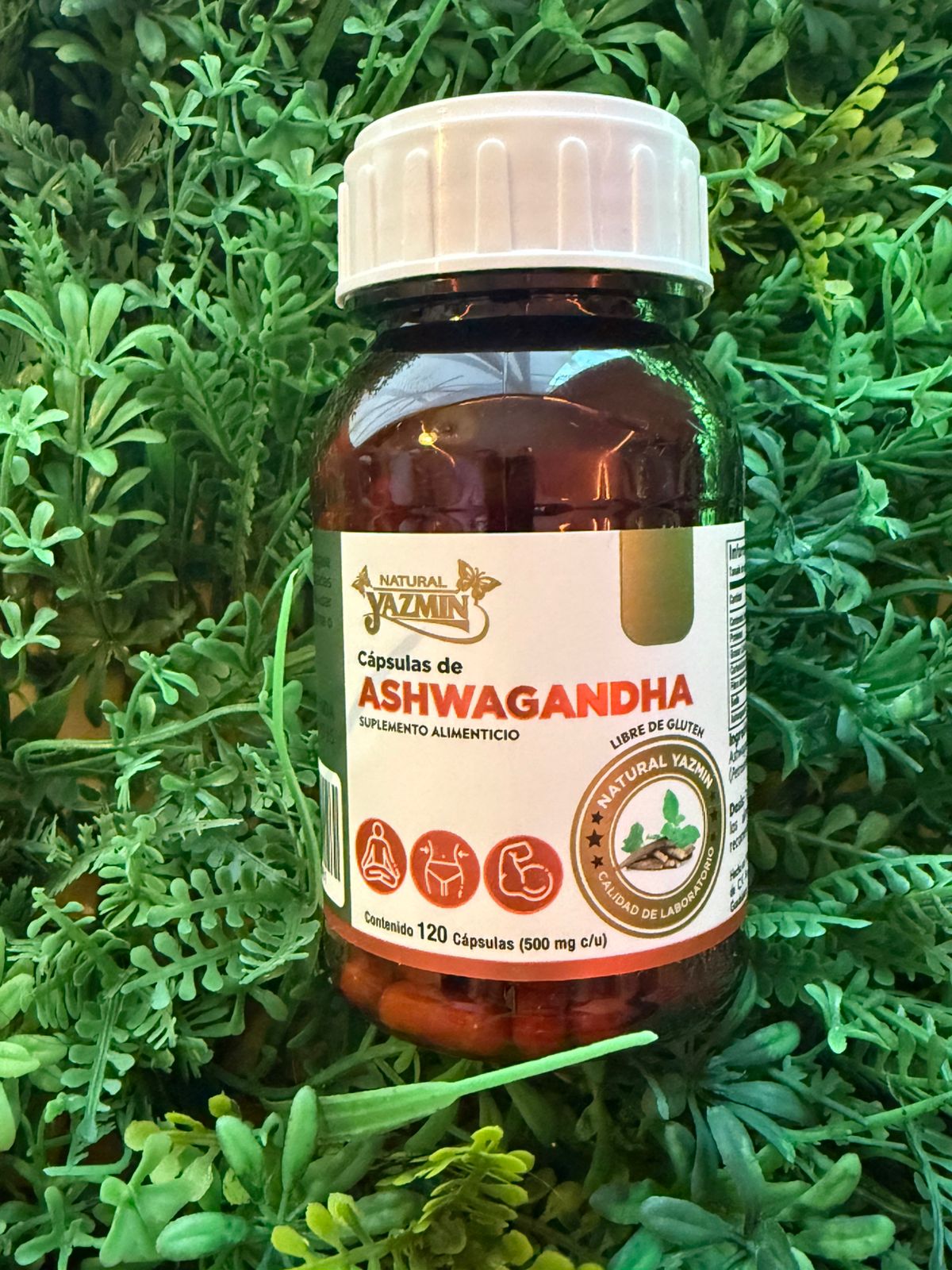 Capsulas Ashwagandha Natural Yazmin 500mg