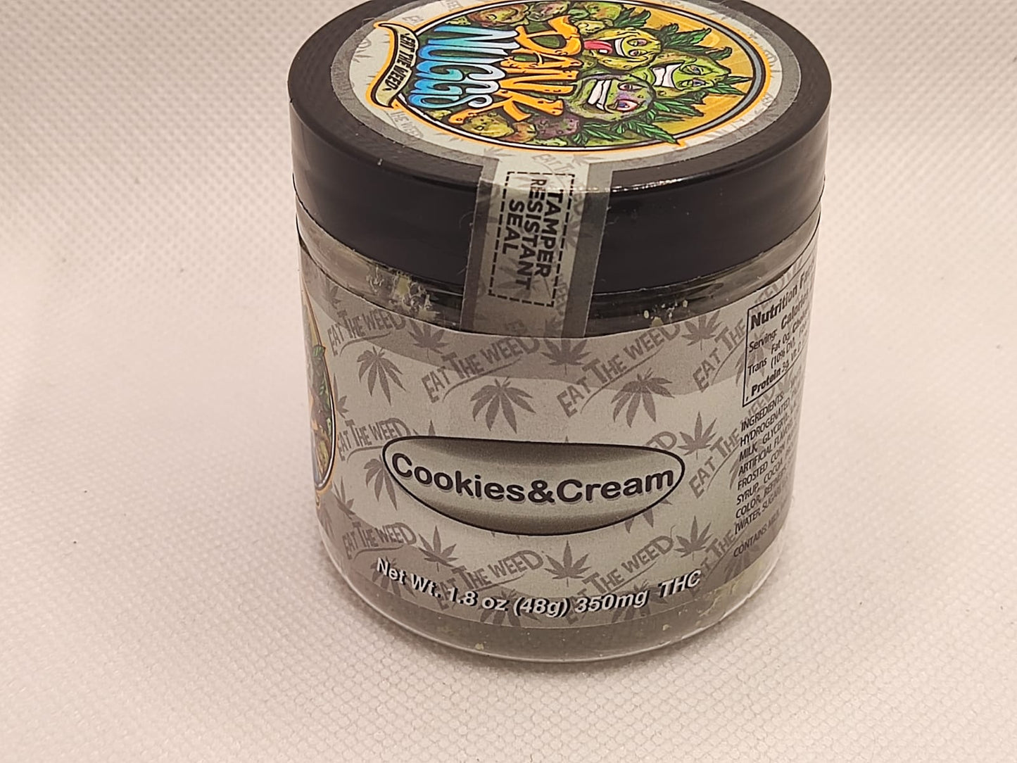 Chocolate Dank Nuggs THC Cookies & Cream 350mg Tiendacbdmexico