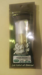 Cartucho THC Espectro Completo 7 Monkeys 1gr