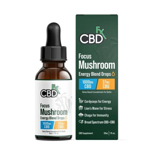 Aceite CBD CBG Hongos Focus CBDf/x 1000mg