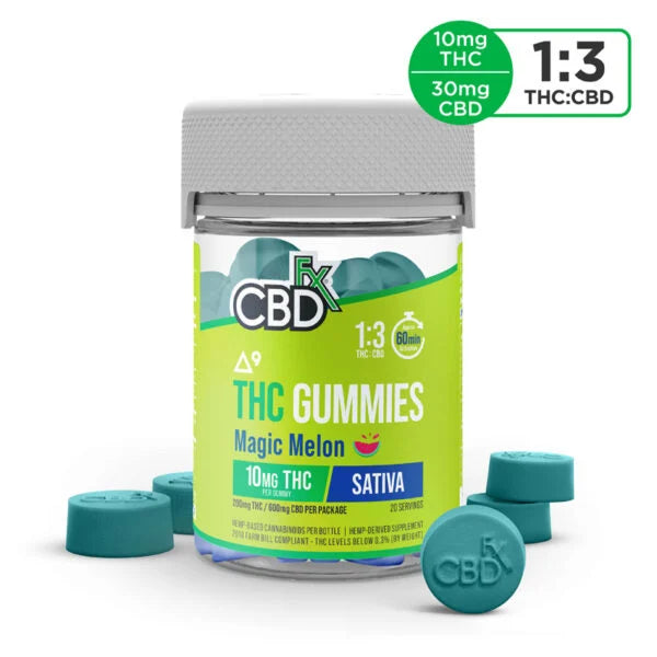 Gomitas CBD Delta 9THC Magic Melon 1:3 CBDf/x 100mg