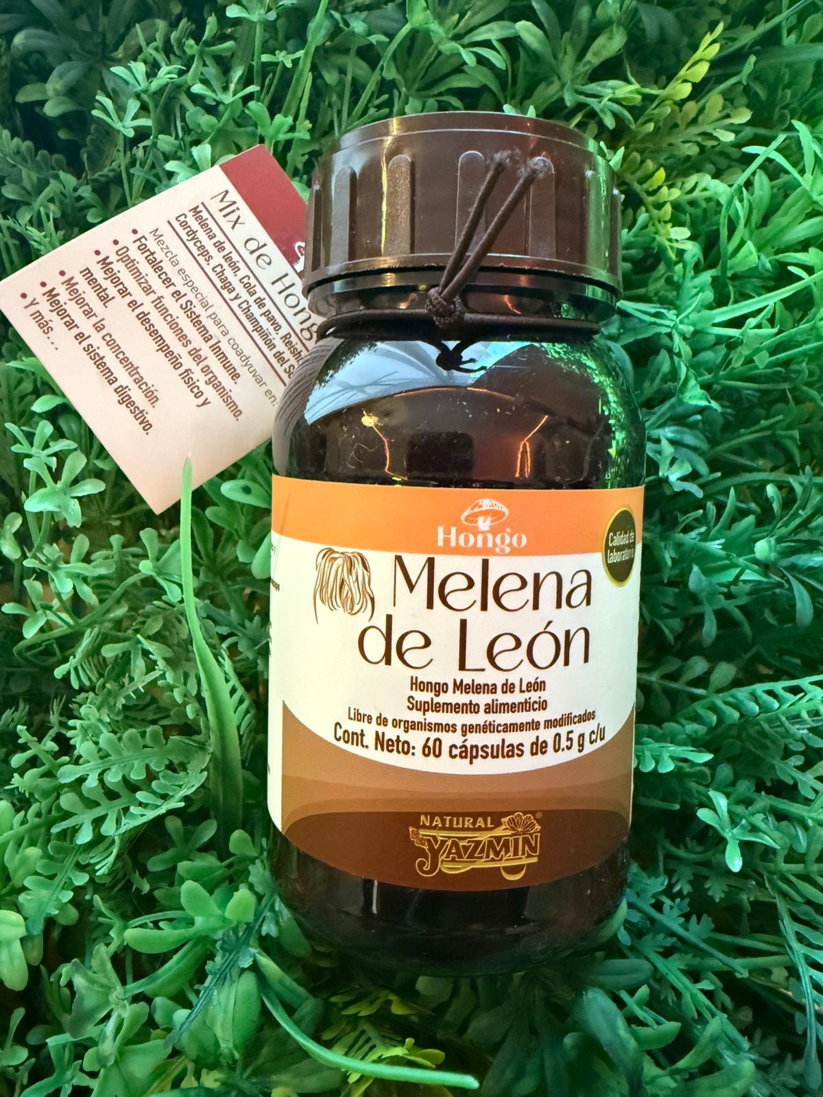 Capsulas Melena de Leon Natural Yazmin 500mg