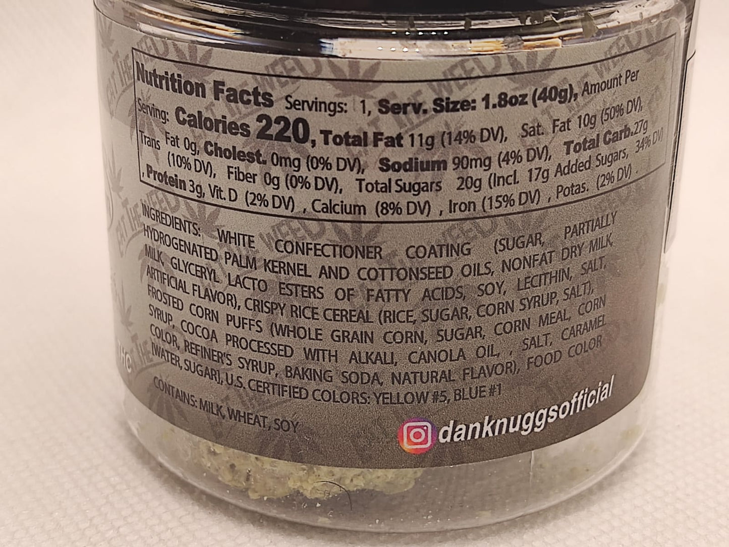 Chocolate Dank Nuggs THC 350mg Tiendacbdmexico