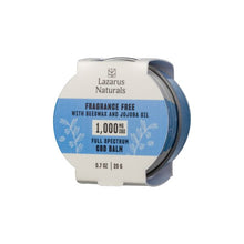 Cargar imagen en el visor de la galería, Balsamo Sin Fragancia Lazarus Naturals 1000mg Tiendacbdmexico
