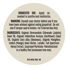 Cargar imagen en el visor de la galería, Balsamo Sin Fragancia Lazarus Naturals 1000mg Tiendacbdmexico
