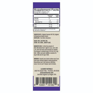 Aceite CBD CBG 1500mg Lazarus Naturals Tiendacbdmexico